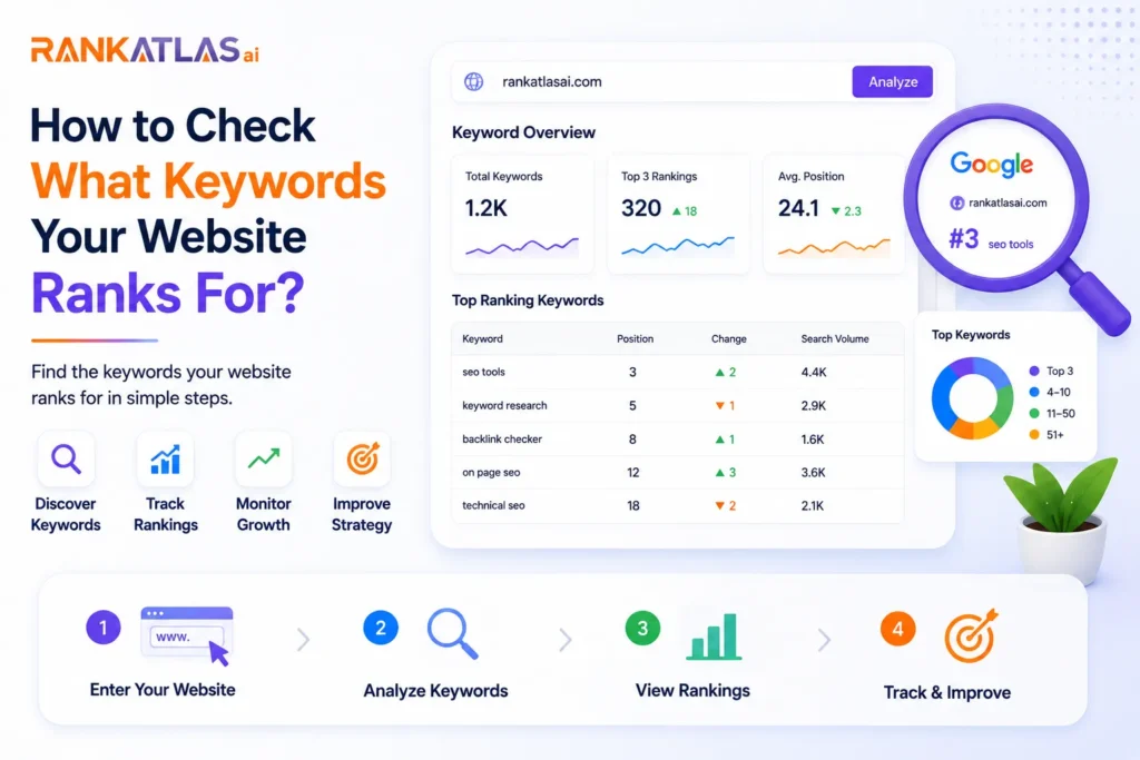 What keywords does my website rank for