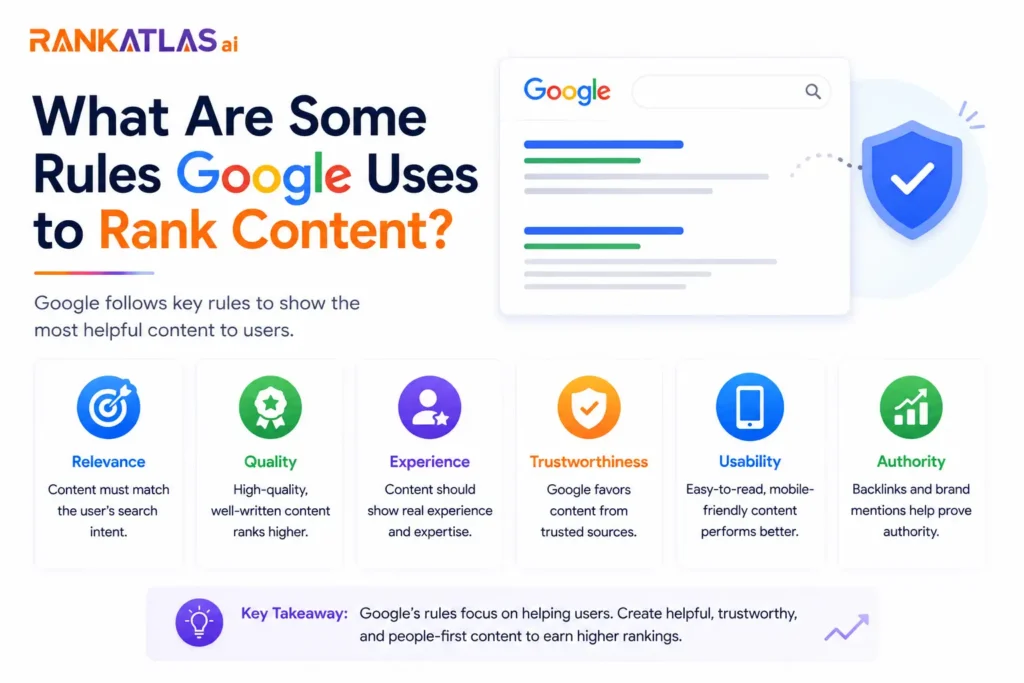 What Are the Rules Google Uses to Rank Content